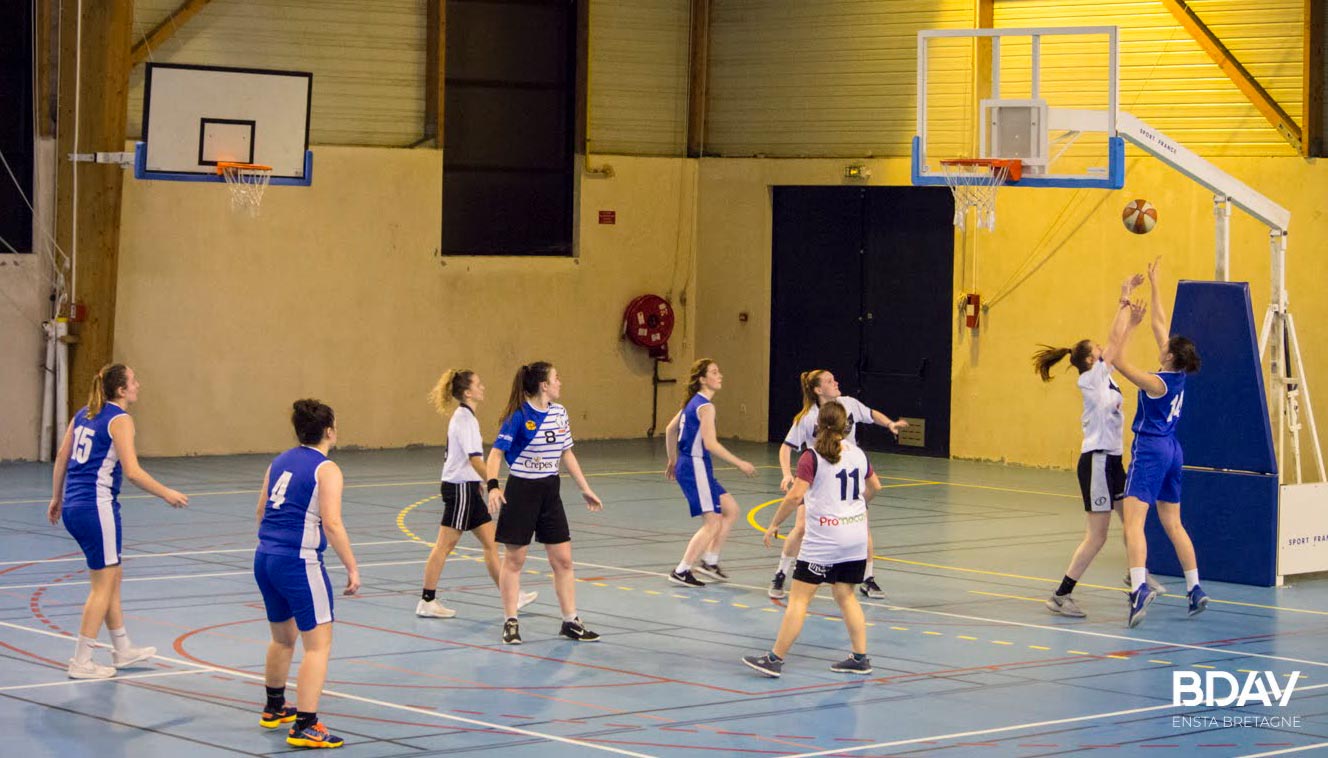 ENSTA Bretane : Match de Basket Féminin sur le campus pendant la saison 2019/2020