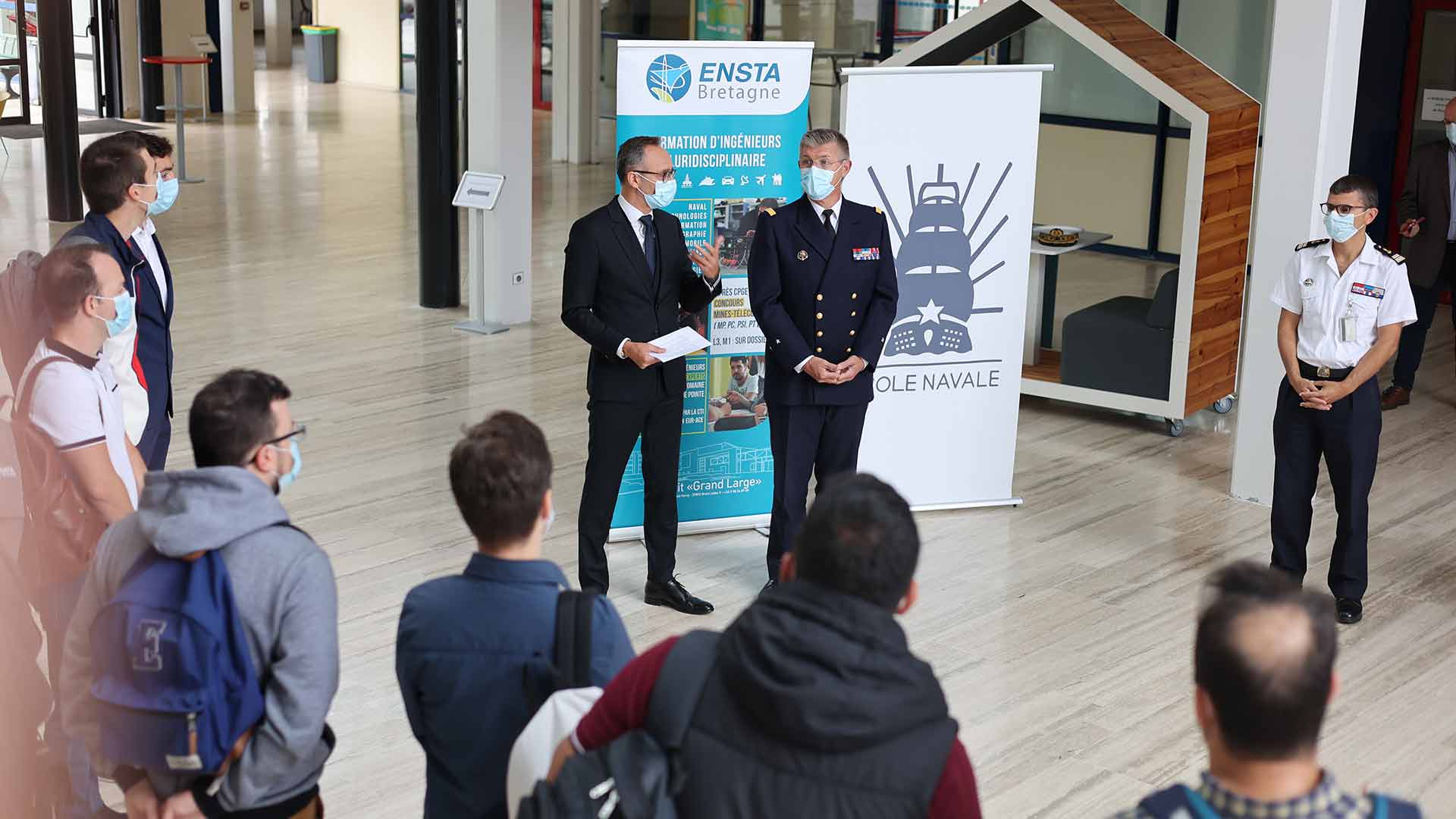 ENSTA Bretagne ; Discours d'accueil ENSTA Bretagne et Ecole Navale pour la rentrée du Mastère Spécialisé Management de Projets Maritimes - Maintenance des navires