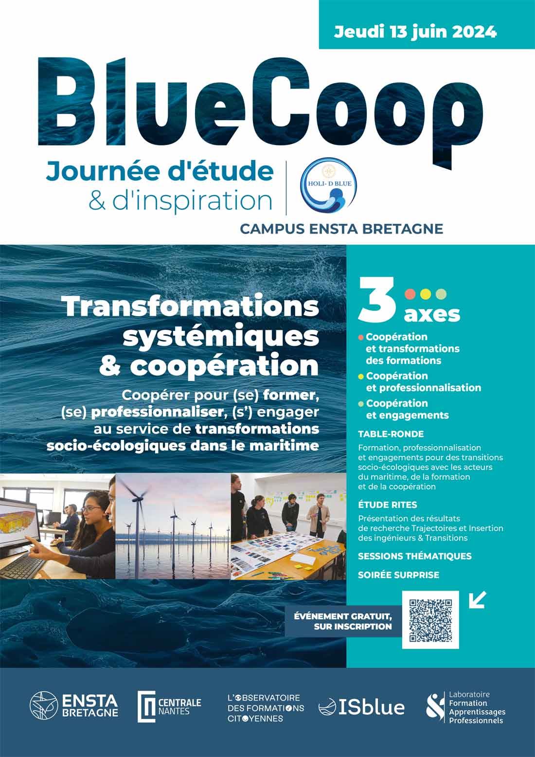 ENSTA Bretagne : 13 juin 2023, journée d'étude et d'inspiration Bluecoop