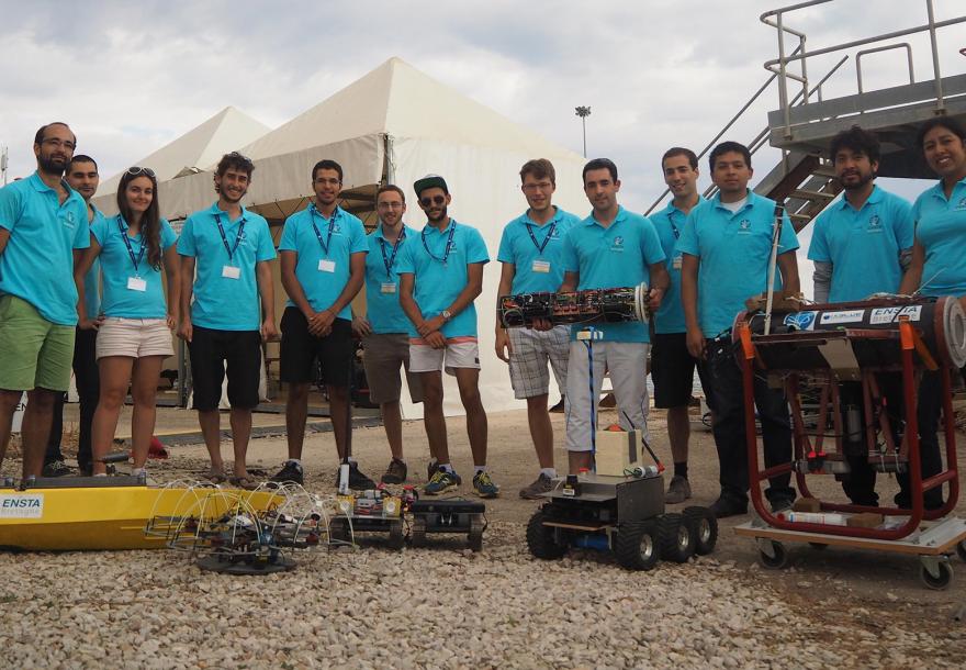 ENSTA Bretagne : robotique challenge Eurathlon formation et recherche
