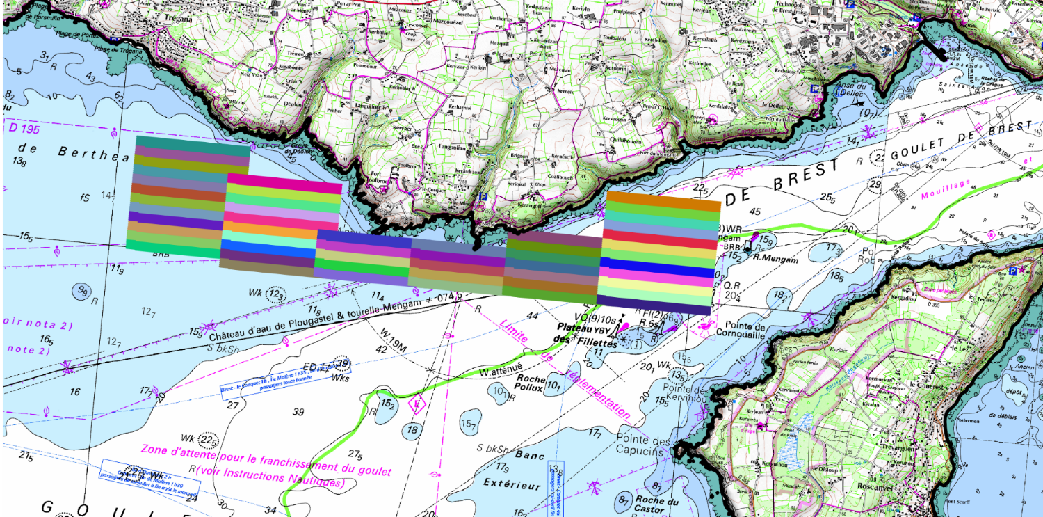 ENSTA Bretagne : carte du parcours du Boatbot