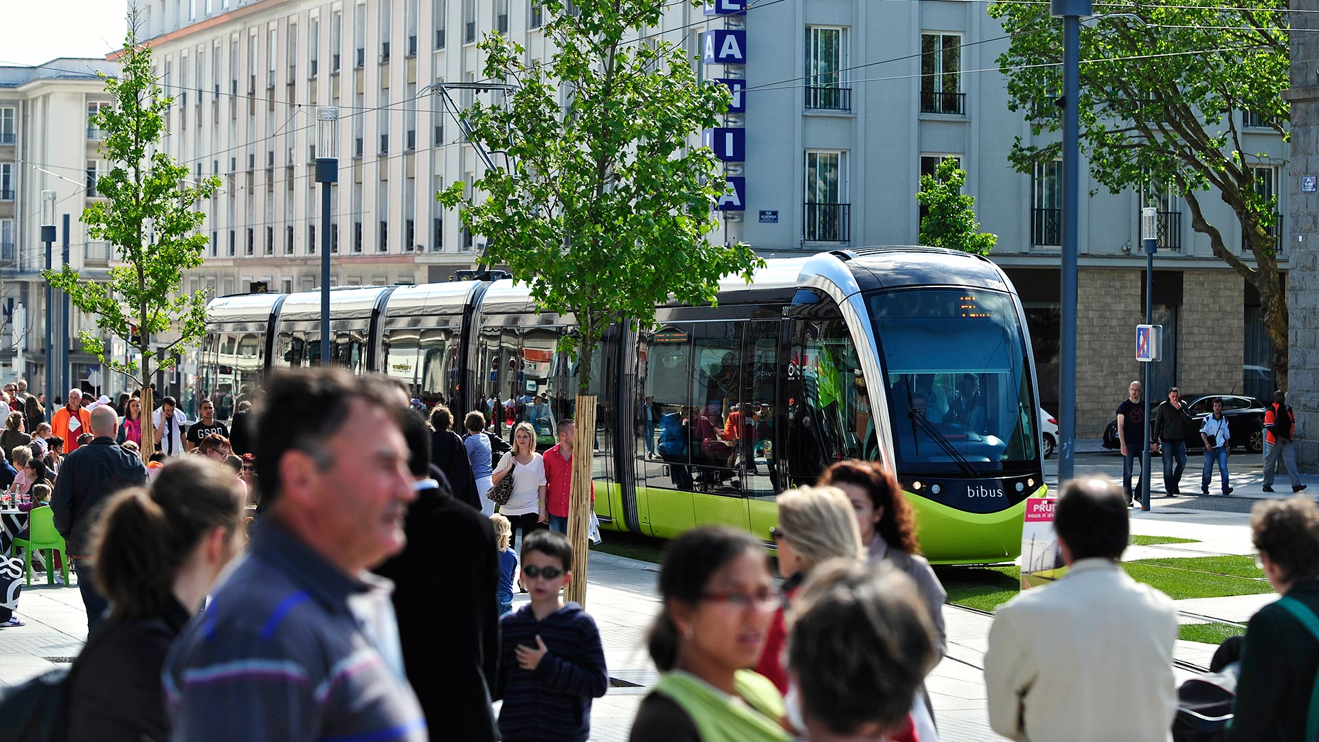 ENSTA Bretagne : Brest et le tram rue de Siam