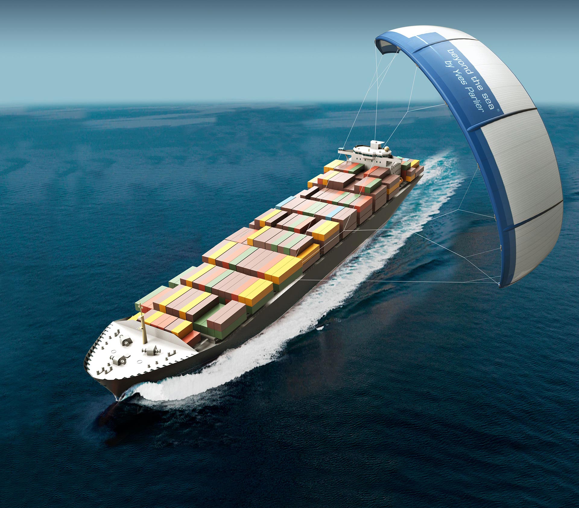 ENSTA Bretagne partenaire du projet Beyond The Sea - traction de naire par kite