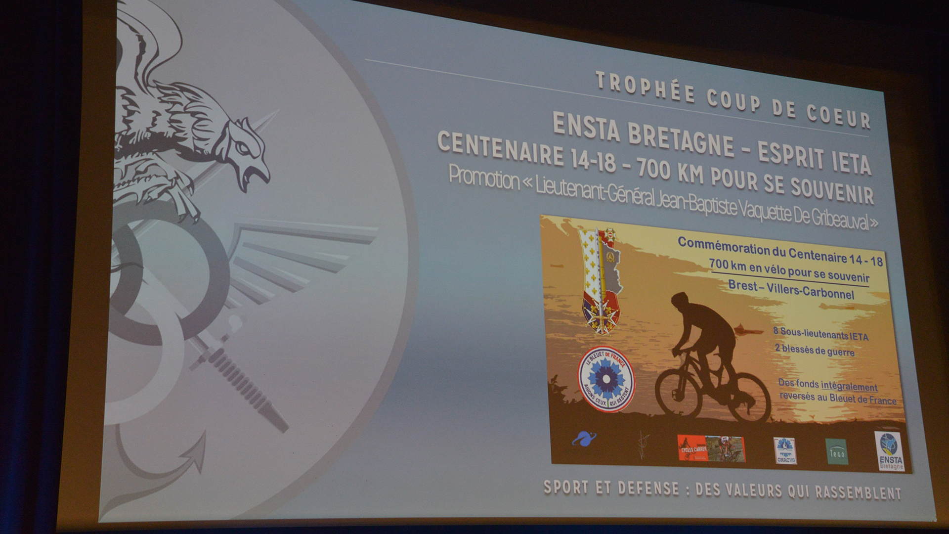 ENSTA Bretagne :  Remise du trophée coup de cœur à l'association Esprit IETA