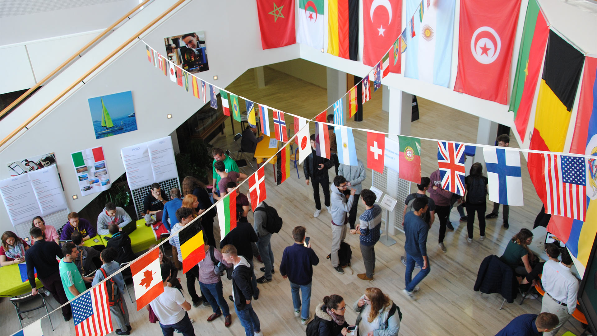 ENSTA Bretagne : matinée internationale 2018 hall d'honneur