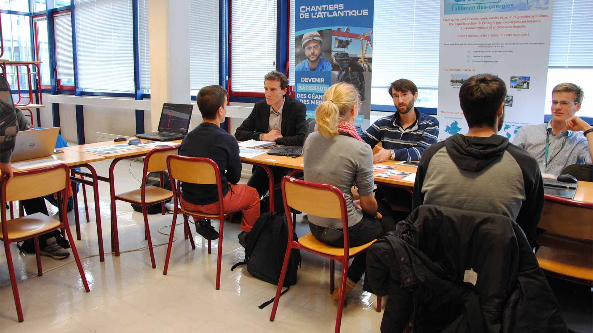 rencontre élèves et diplômés durant le FED 2018