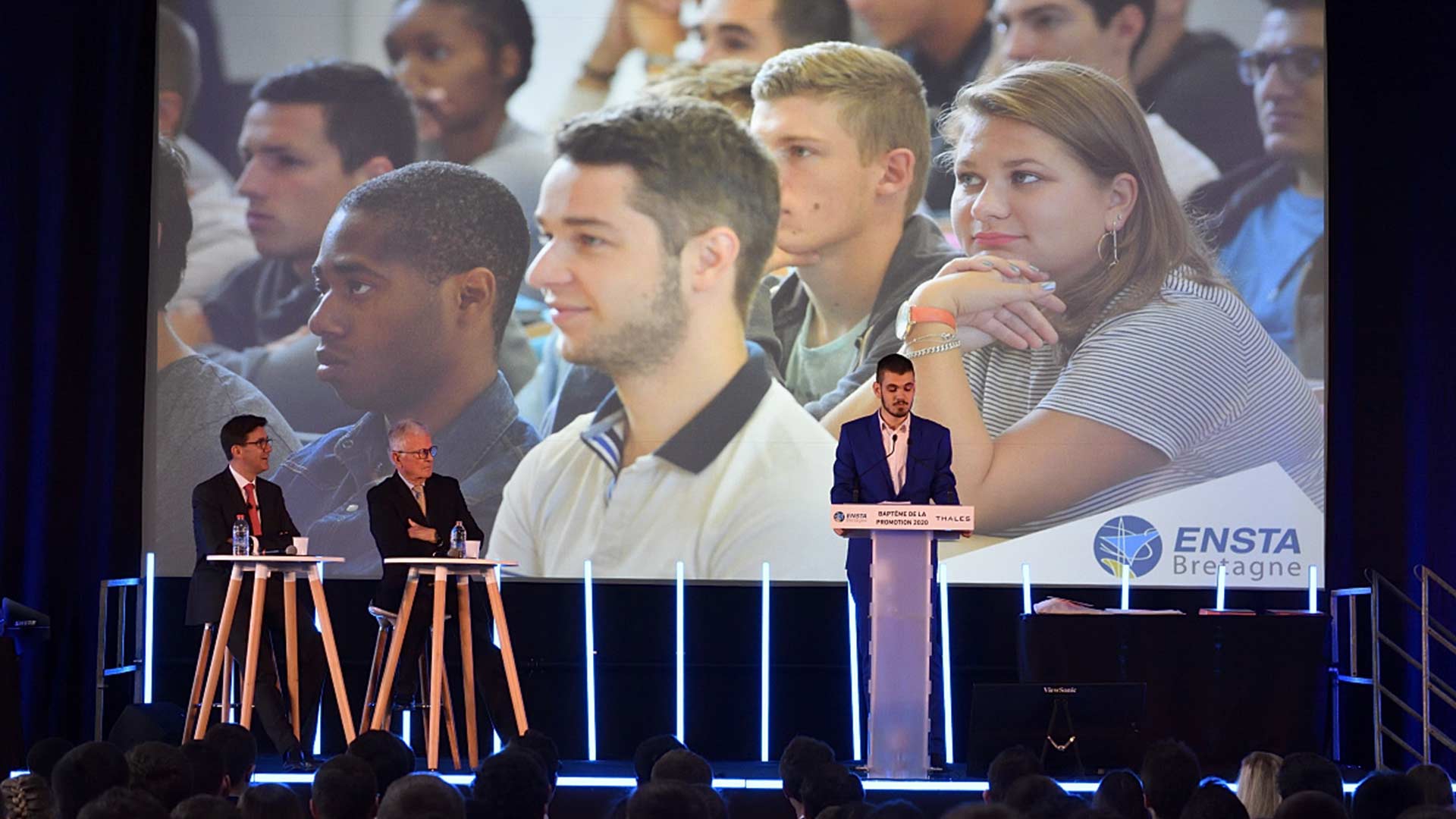 ENSTA Bretagne : Parrainage de la promotion 2020 " Jean-Loup Chrétien", discours du président du BDE