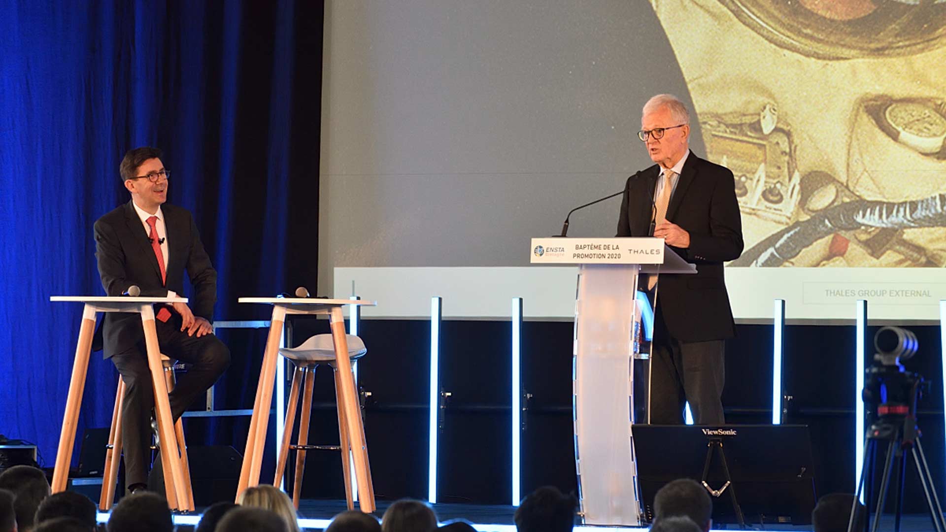 ENSTA Bretagne : Discours de Jean-Loup Chrétien devant la promotion 2020 à qui il prête son nom