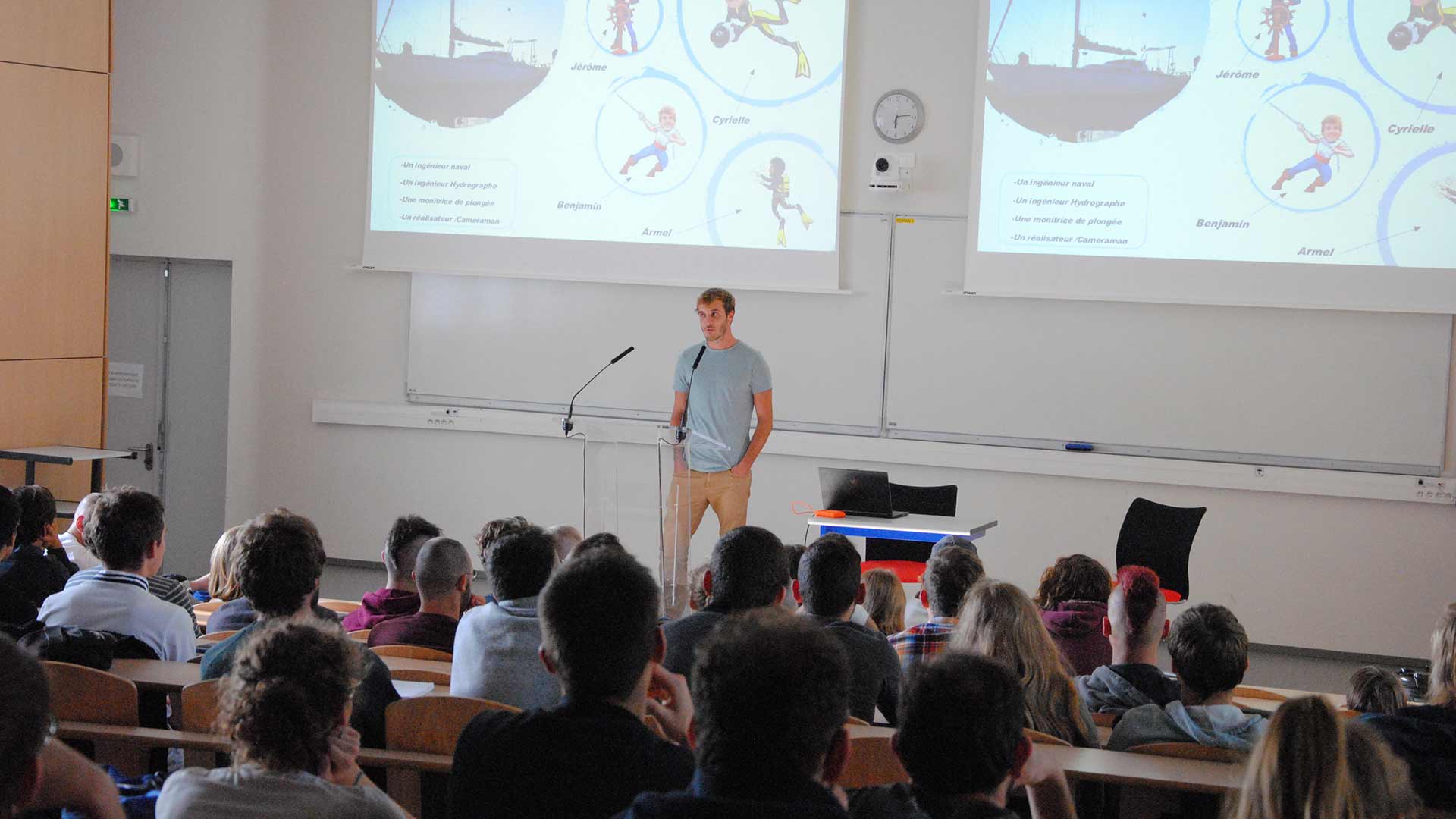 ENSTA Bretagne : Conférence sur le projet Lords of the Ocean