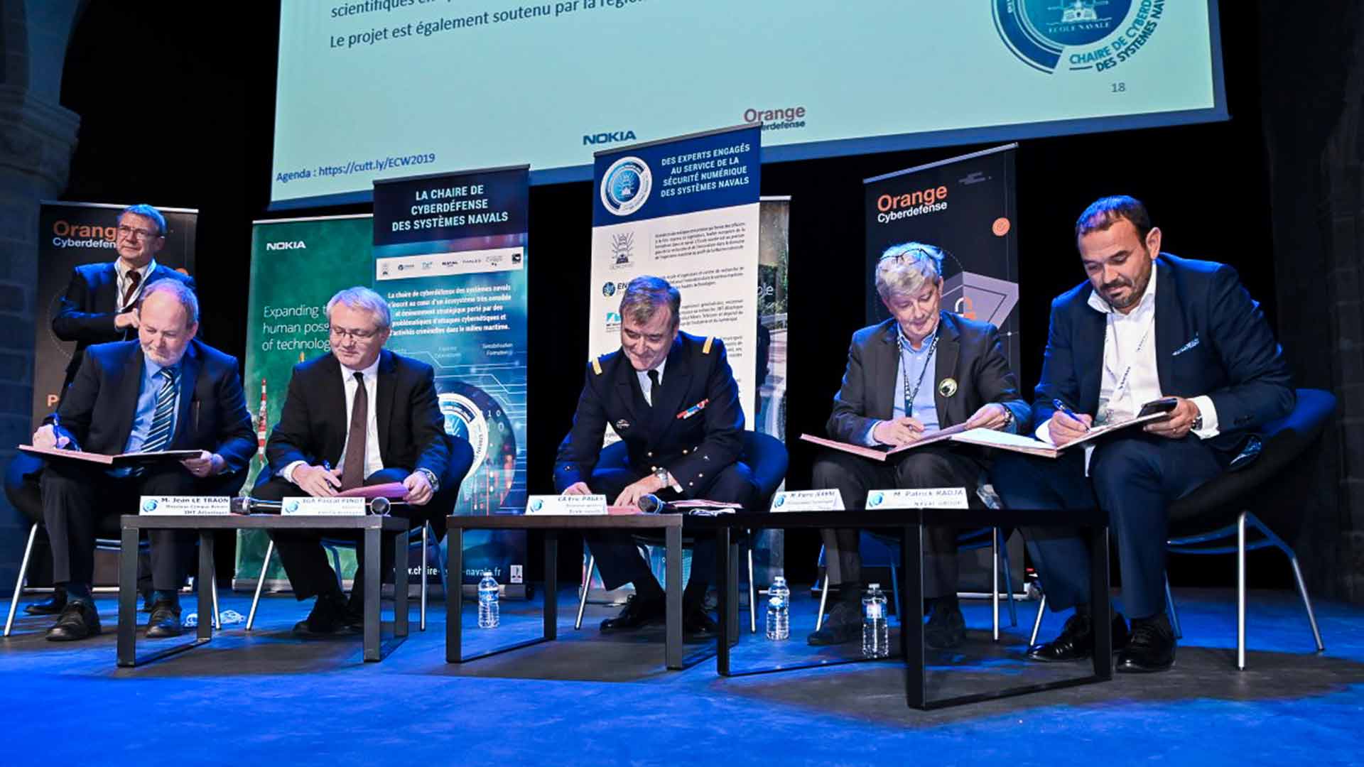 ENSTA Bretagne : Signature de la chaire de recherche cyberdéfense des systèmes navals