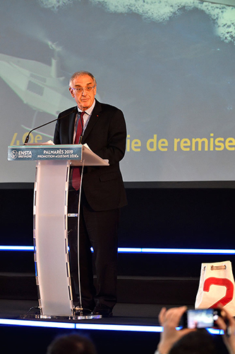 ENSTA Bretagne : Discours d'Hervé Guillou, PDG de Naval Group et parrain de la promotion 2019 "Gustave Zédé"