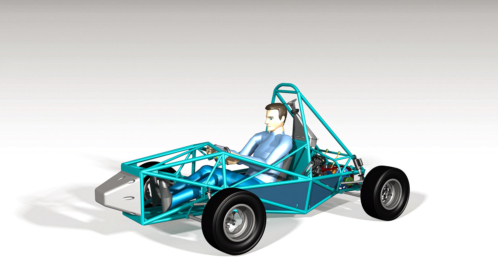 ENSTA Bretagne : Plan 3D de la Formula Student réalisé par l'équipe Racing Team de l'ENSTA Bretagne