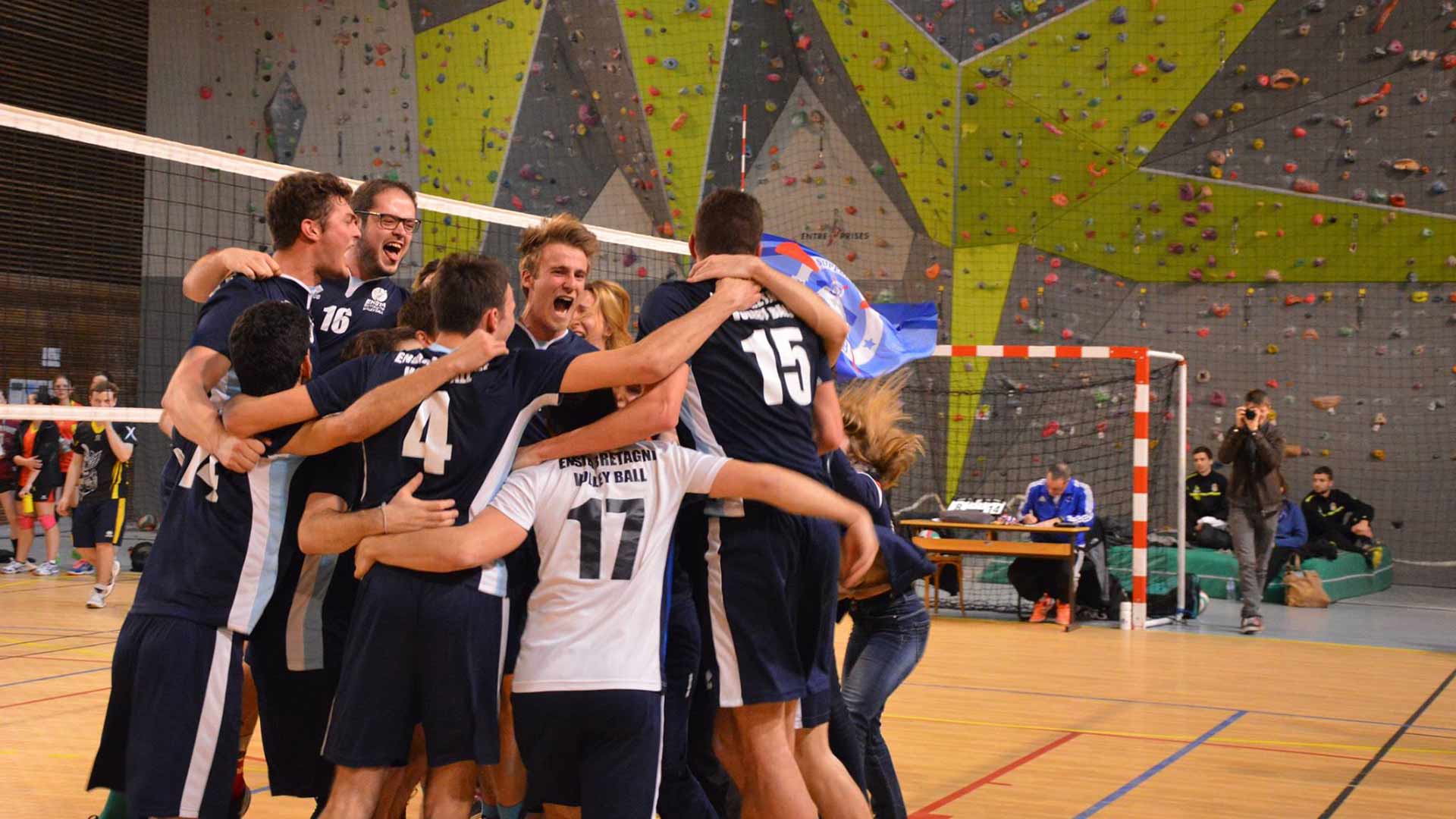 ENSTA Bretagne : Victoire de l'équipe masculine de Volley lors du TSGED