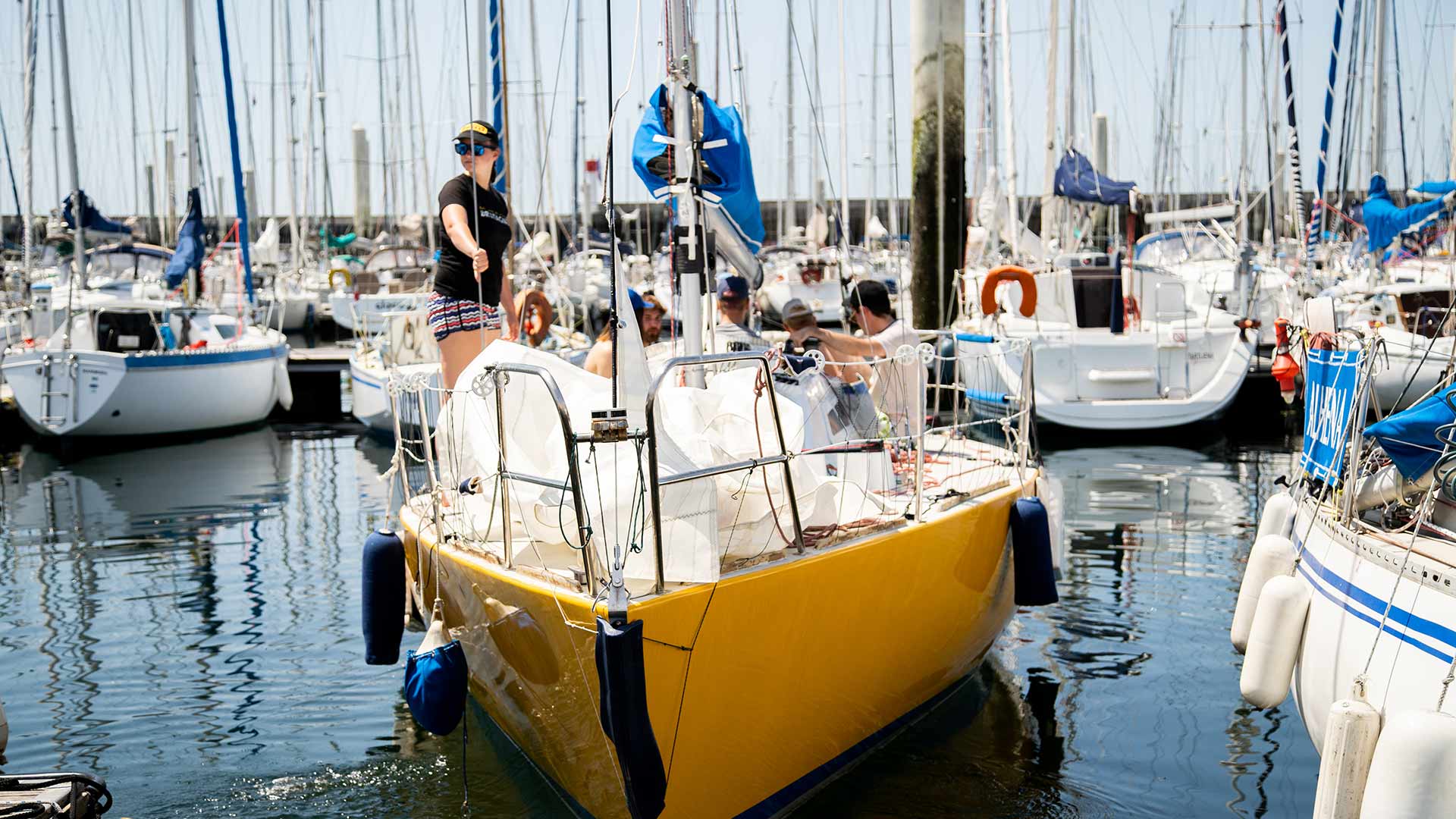 ENSTA Bretagne : sortie en mer pour les étudiants de l'ENSTA Bretagne sur le voilier habitable de l'école