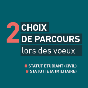 ENSTA Bretagne : 2 choix lors des voeux (civil ou militaire)