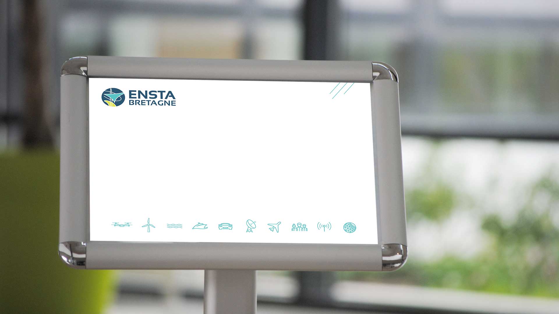 ENSTA Bretagne : Signalétique sur le campus