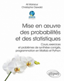 ENSTA Bretagne : Livre dans la collection Ellipses sur la Mise en oeuvre des probabilités et des statistiques