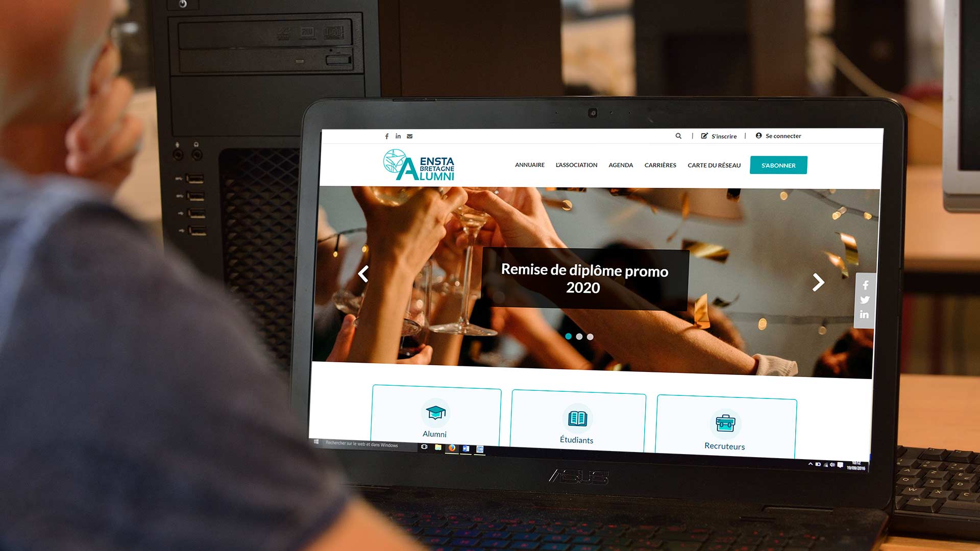 ENSTA Bretagne : nouveau site web pour l'association ENSTA Bretagne Alumni