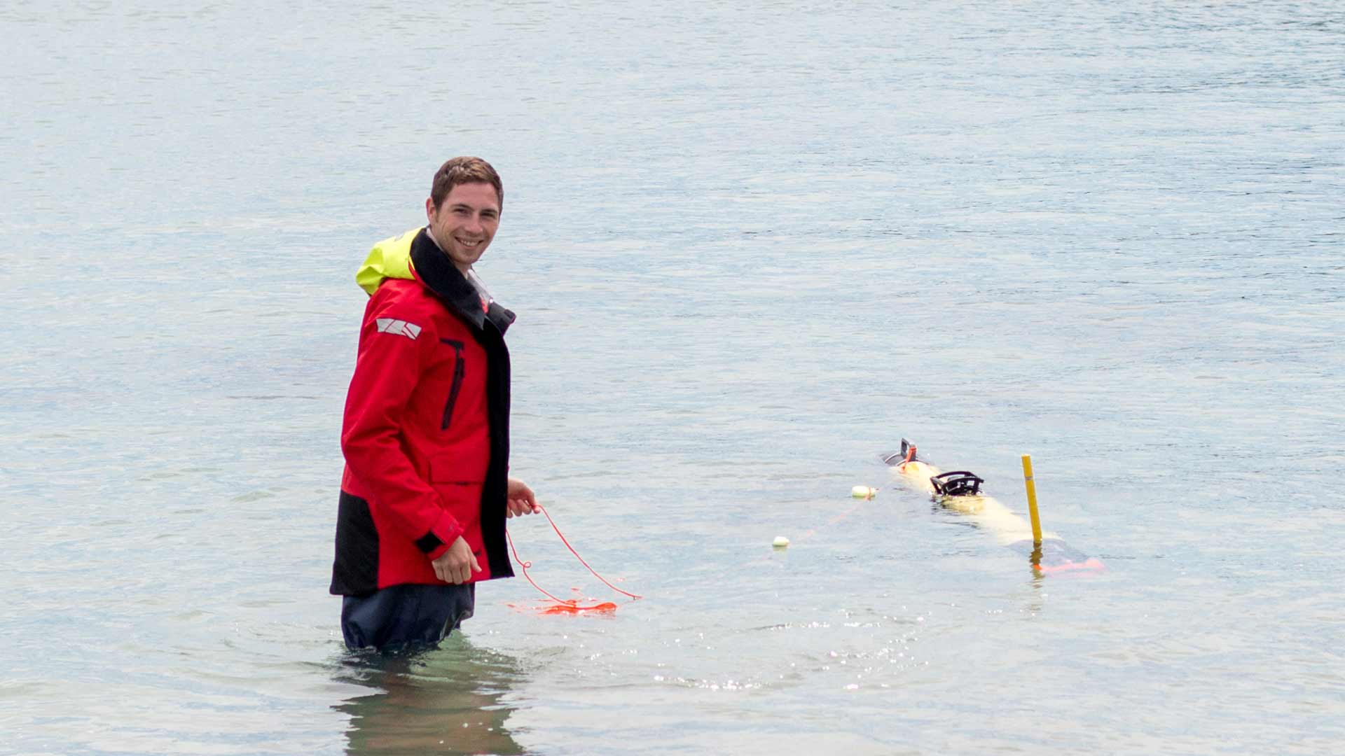 ENSTA Bretagne : Essais en mer de robot sous-marin à l'occasion du submeeting