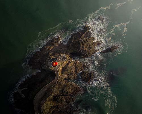 ENSTA Bretagne : Projet Curtis Tornade, photo du Petit Minou à côté de Brest