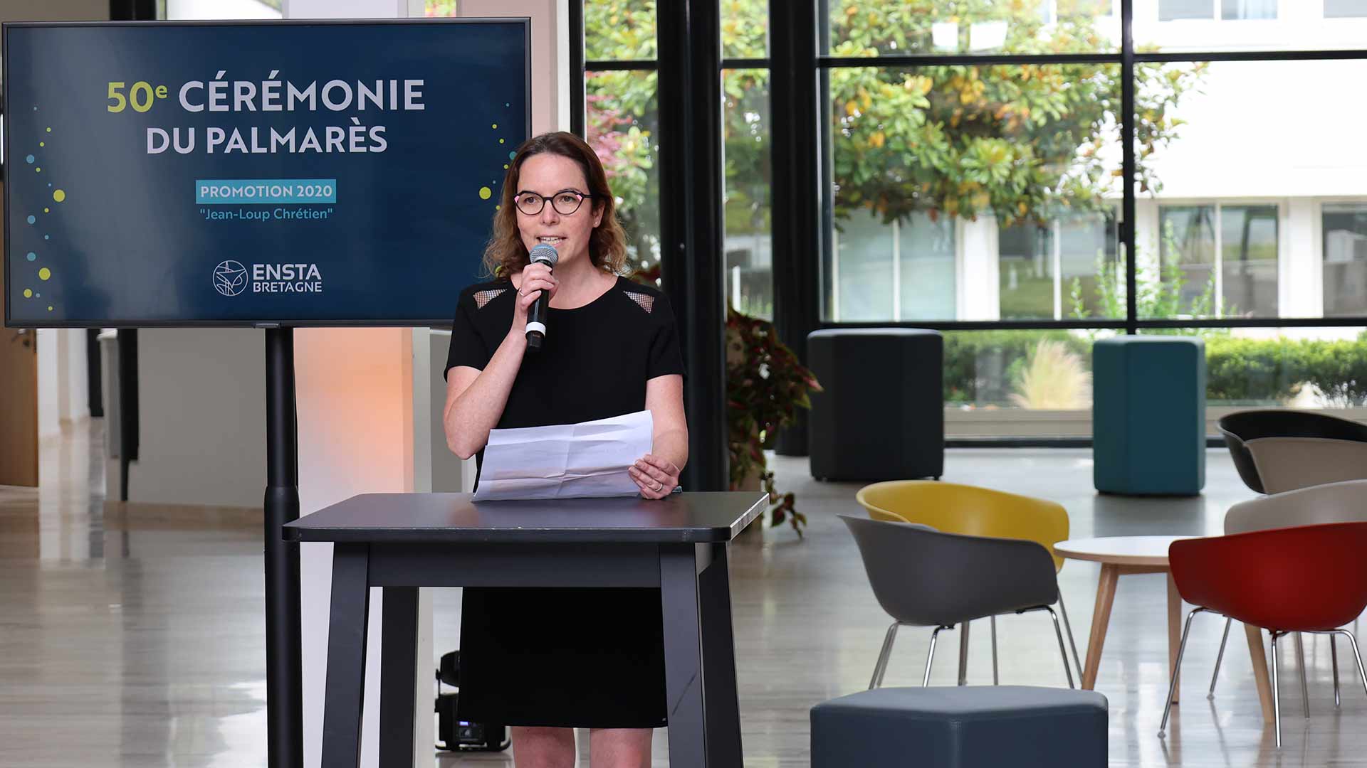 ENSTA Bretagne : remise du prix de l'engagement étudiant lors du Palamrès de la promotion 2020