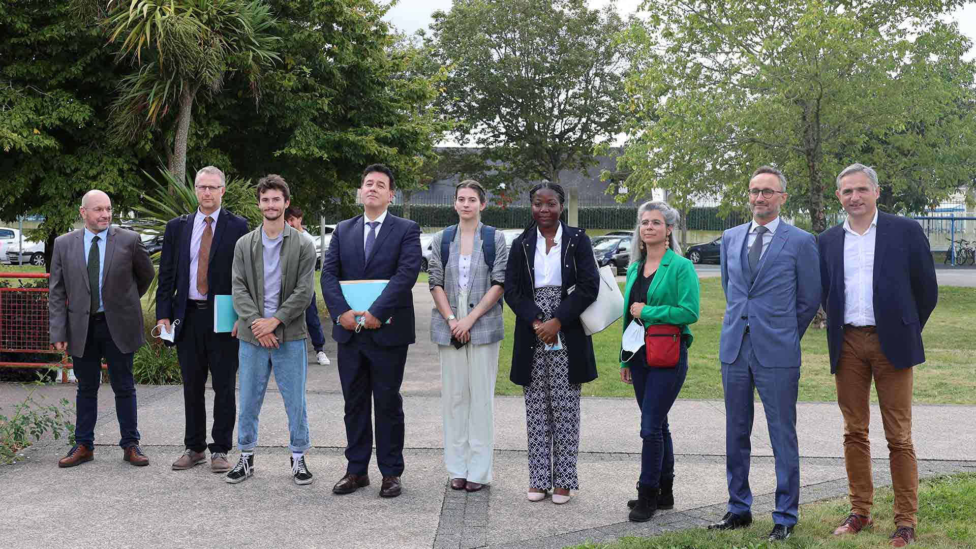 ENSTA Bretagne : Visite sur le campus du recteur de l'académie de Rennes