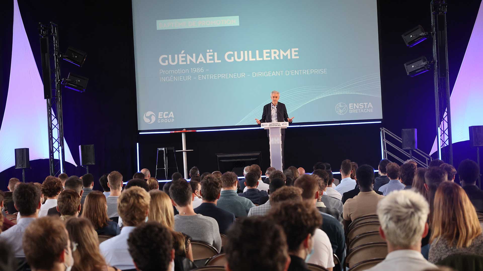 ENSTA Bretagne : Discours de Guénaël Guillerme, parrain de la promotion 2022