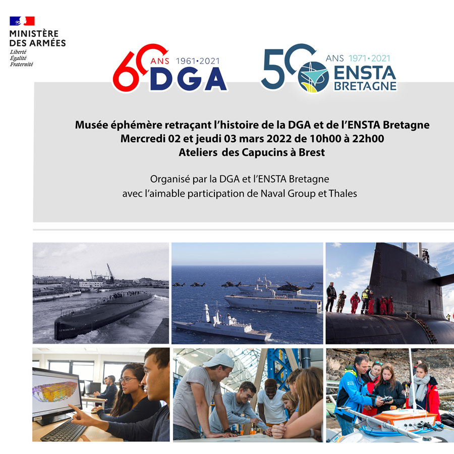 ENSTA Bretagne et DGA Techniques Navales organisent un musée éphémère
