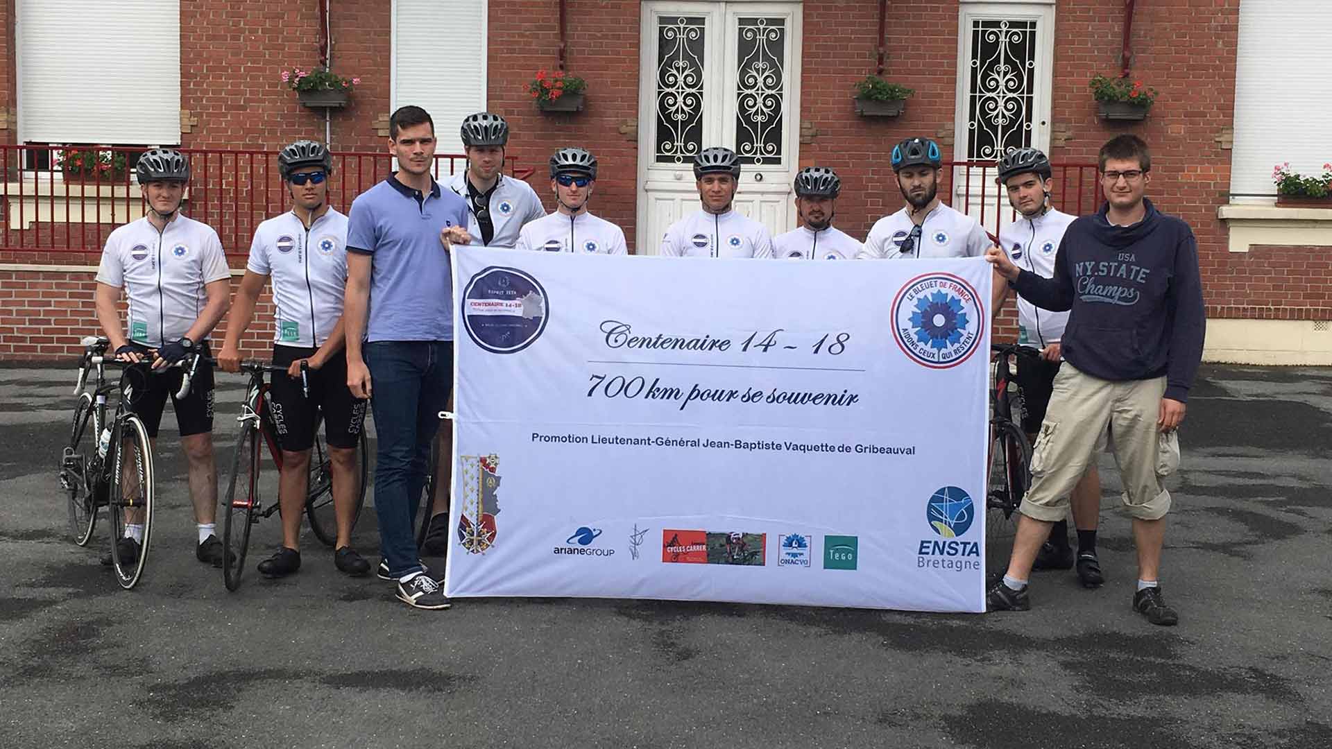 ENSTA Bretagne : défi sportif à vélo par l'association Esprit IETA