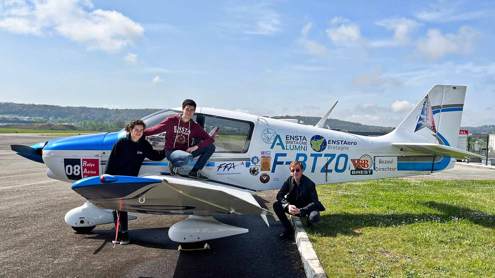 ENSTA Bretagne : Rallye Aérien Etudiant 2020 avec la participation d'élèves-ingénieurs ENSTA Bretagne