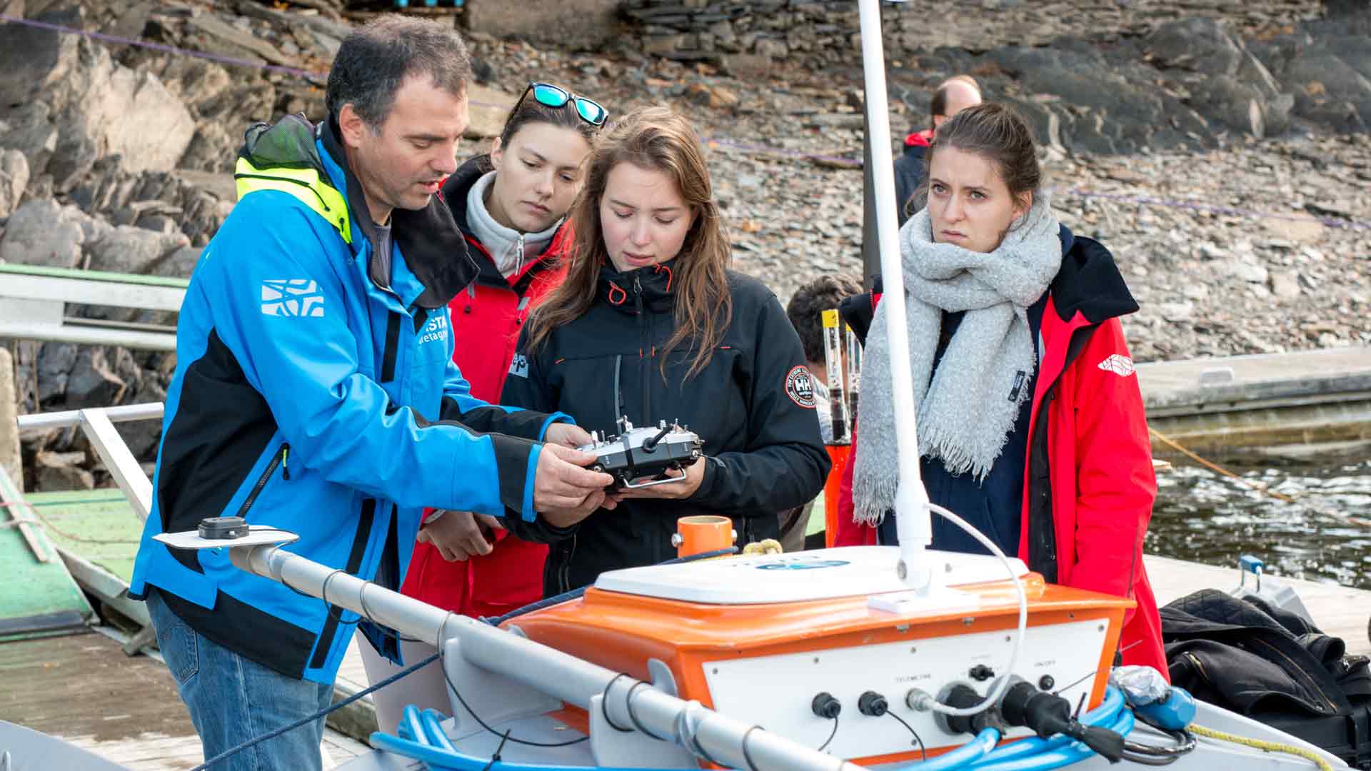 ENSTA Bretagne : projet d'application en robotique mené sur le lac de Guerlédan