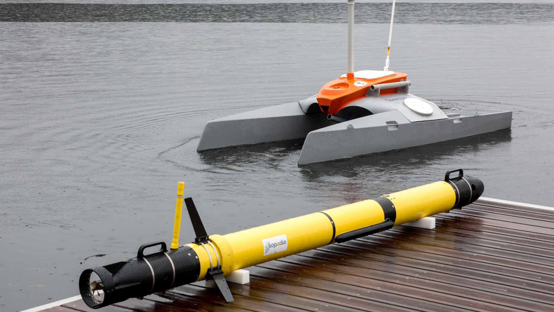 ENSTA Bretagne : Drones marins et sous-marins lors d'essais