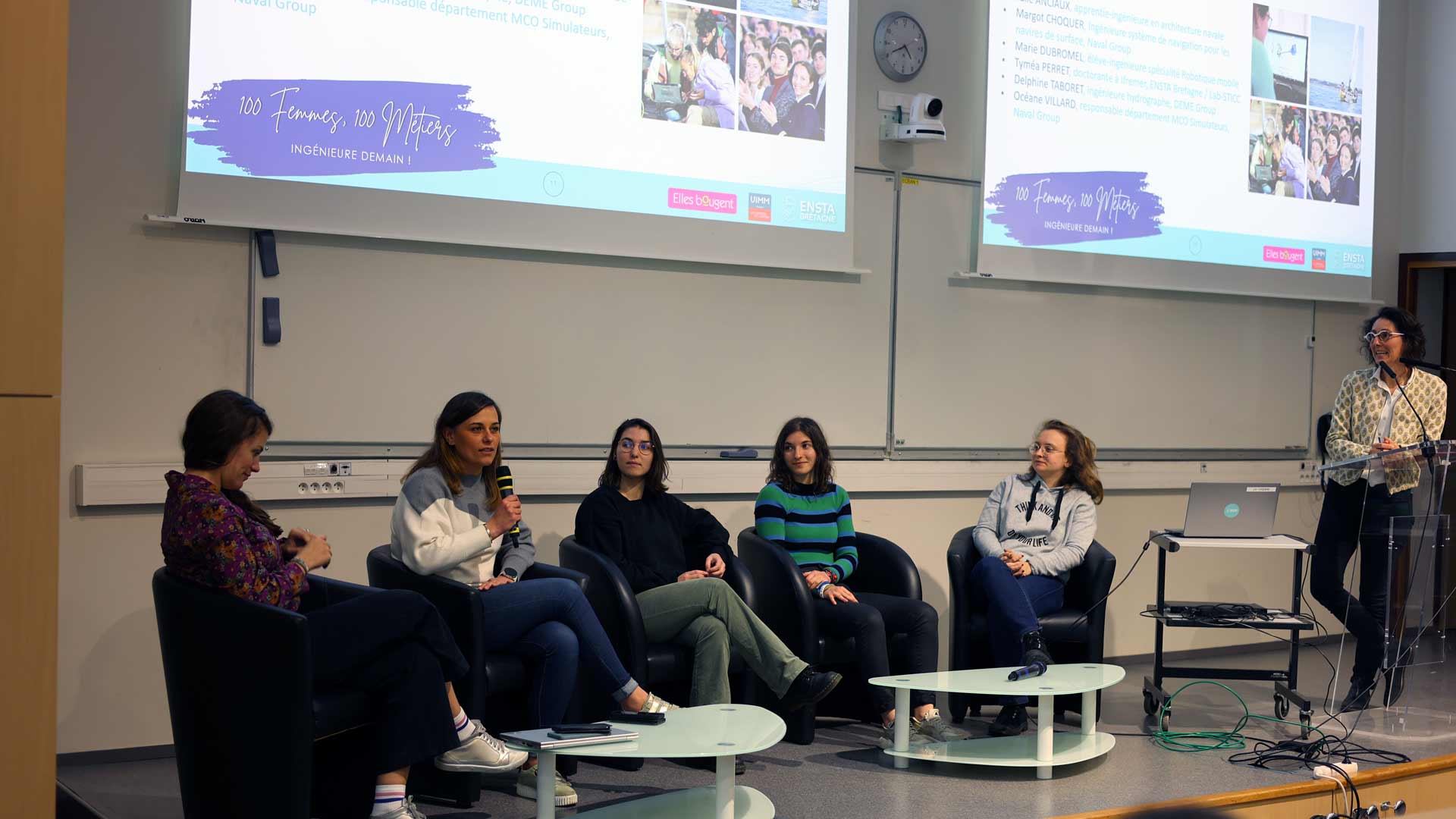 ENSTA Bretagne : témoignage de diplômées, étudiante et apprentie pour "100 femmes, 100 métiers : ingénieure demain"