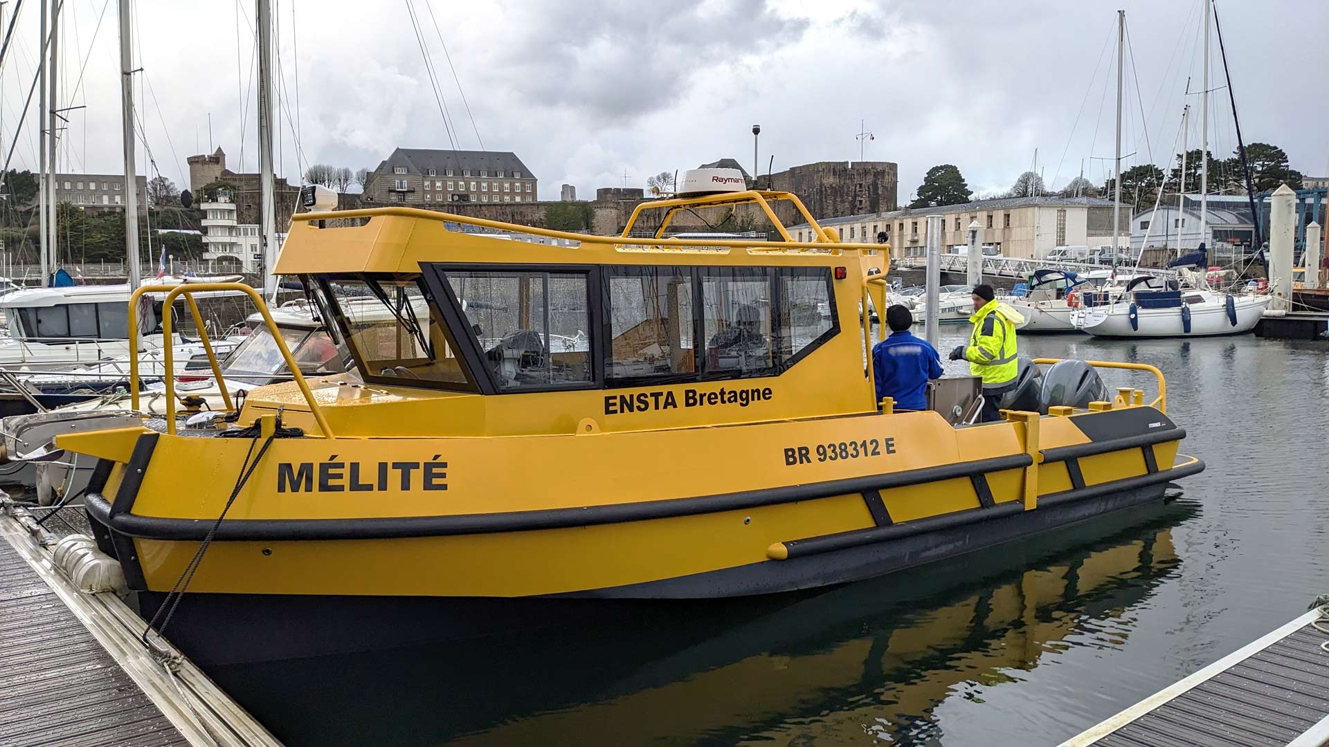 ENSTA Bretagne : nouvelle vedette hydrographique "Mélité" pour l'enseignement et la recherche en hydrographie et océanographie