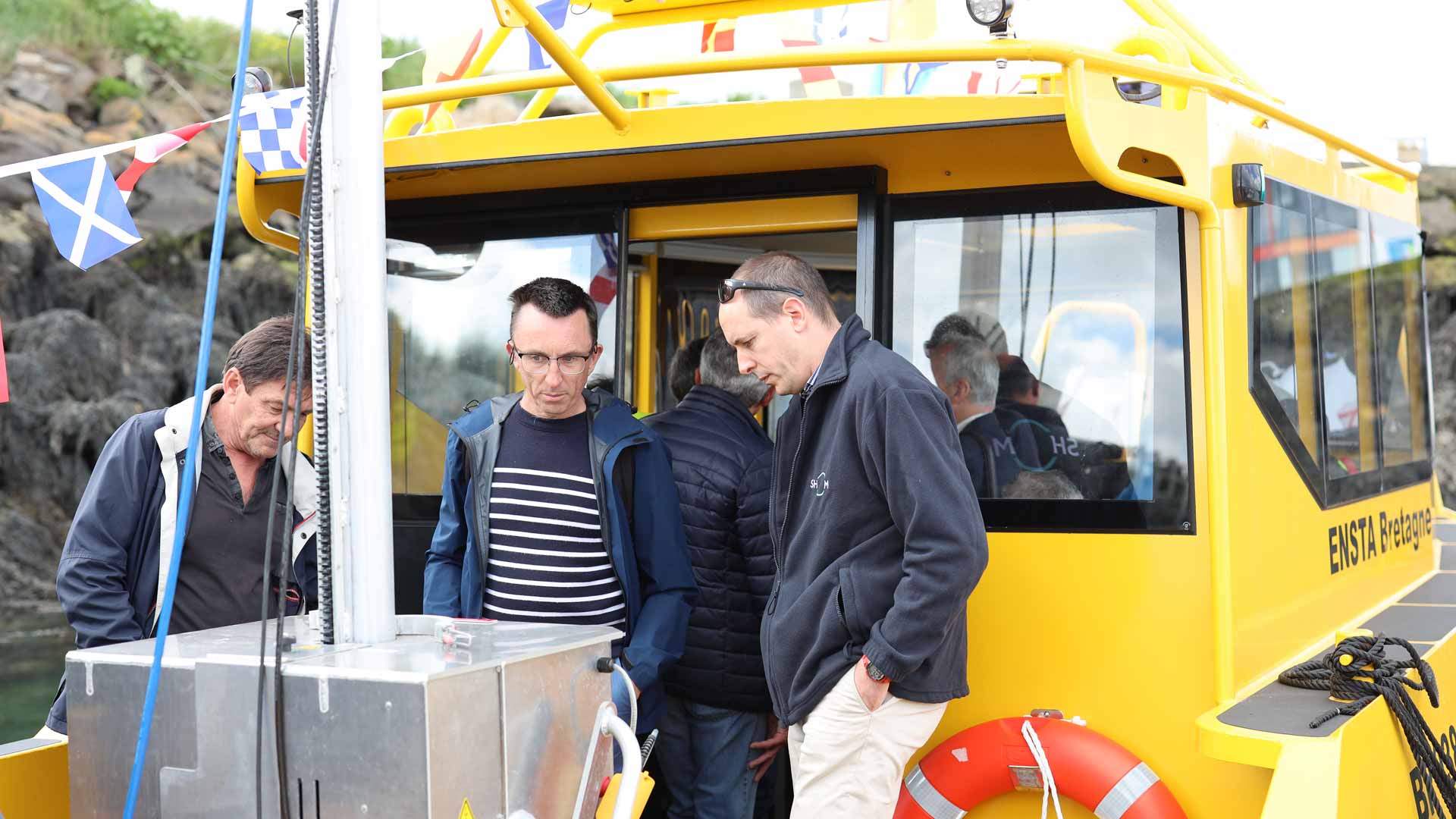 ENSTA Bretagne : visite à bord de la vedette hydrographique Mélité