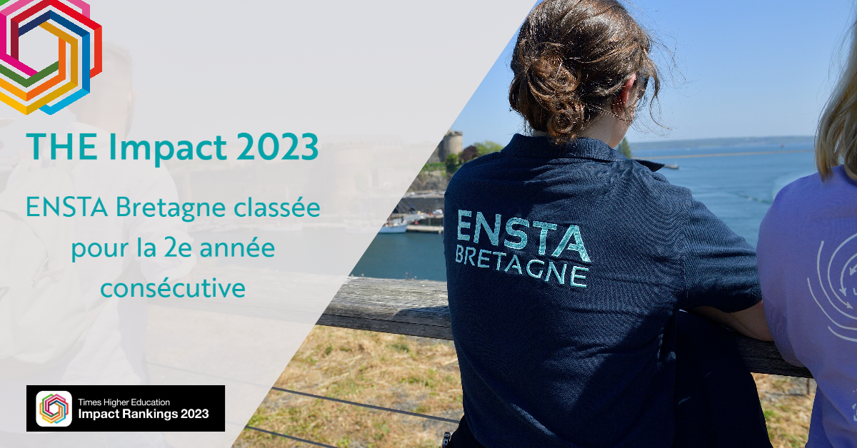 ENSTA Bretagne au classement THE Impact 2023 pour la 2e année consécutive
