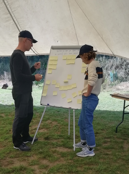 ENSTA Bretagne : animation d'un atelier sur l'ombre climatique lors du séminaire du laboratoire IRDL