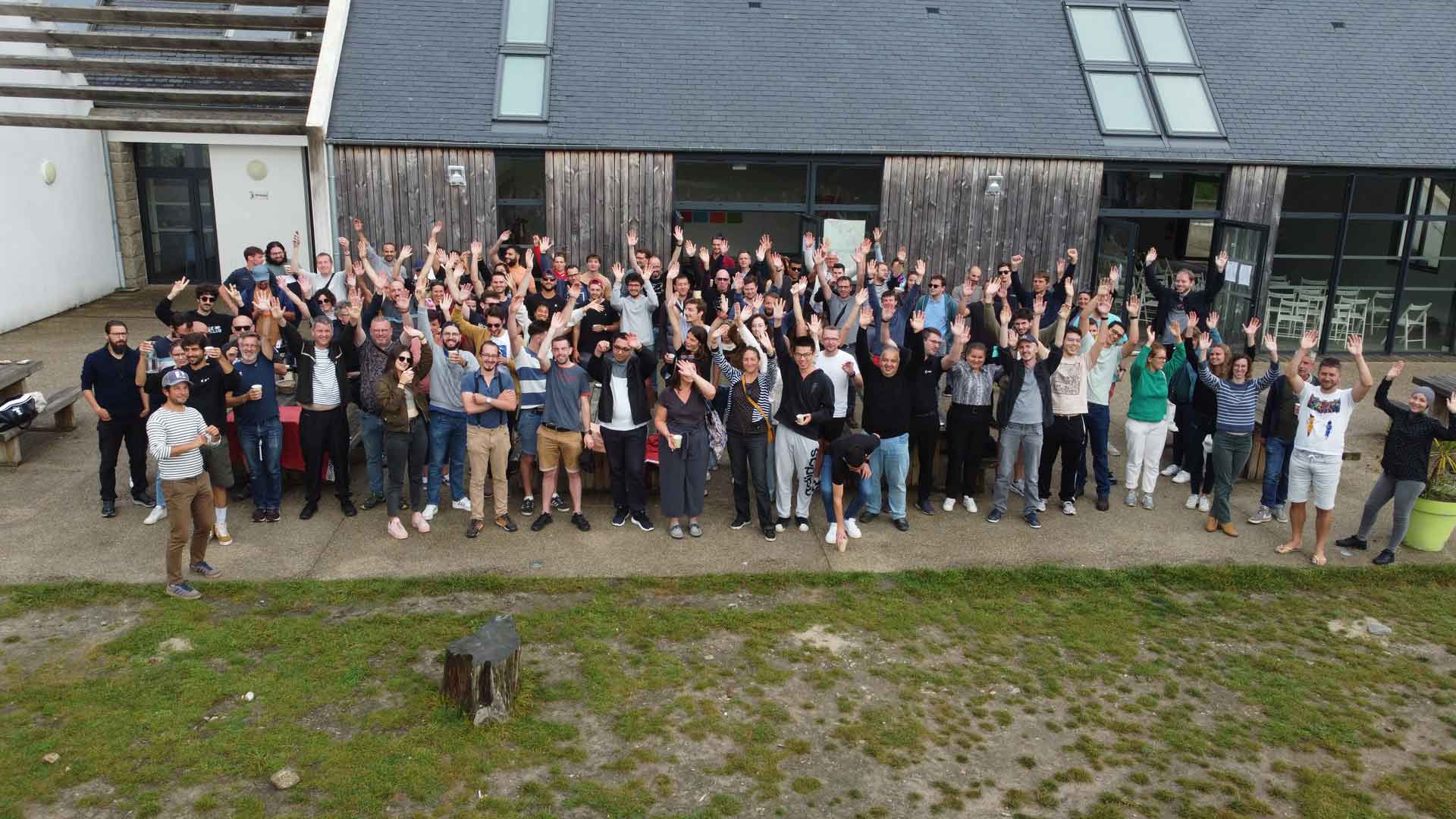 ENSTA Bretagne : équipes du laboratoire IRDL en séminaire à l'île de Batz