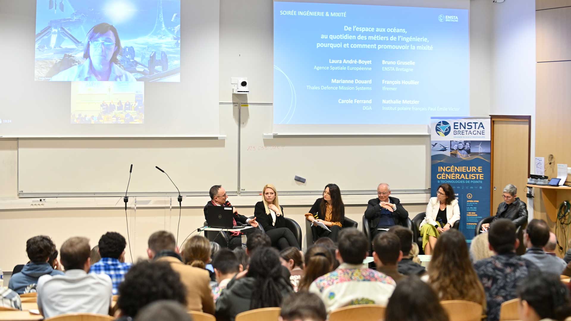 ENSTA Bretagne : table ronde sur le thème "Ingénierie et mixité"