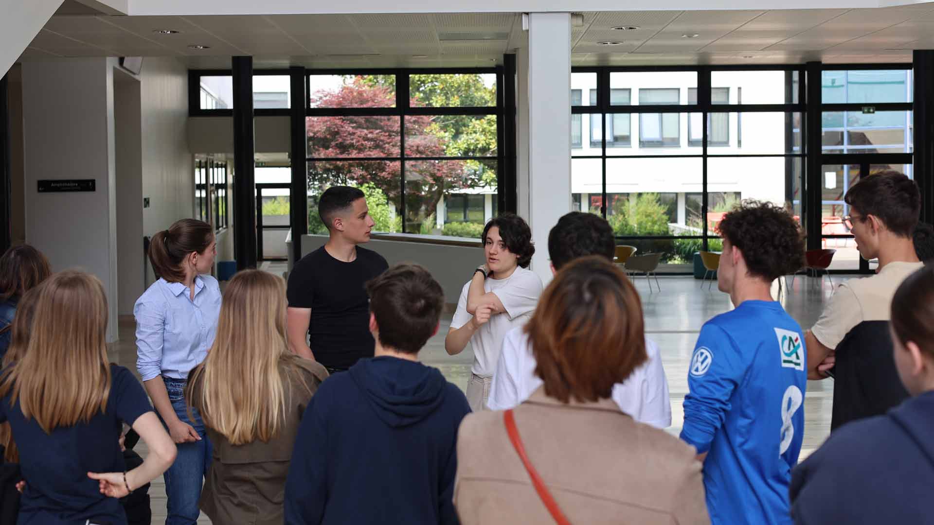 Visite de l'ENSTA par des collégiens et lycéens