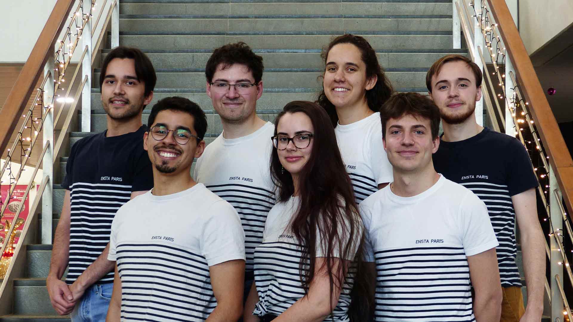 Equipe 2025, d'étudiants en formation d'ingénieur ENSTA Paris, participants au Floating Wind Challenge