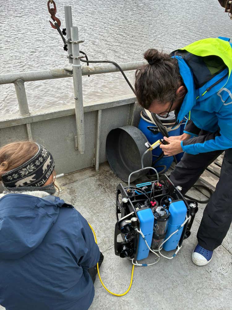 ROV déployé au Svalbard
