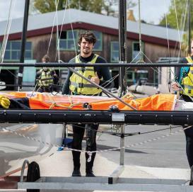 ENSTA Bretagne : Pratique de la voile chaque semaine sur le port du Moulin Blanc à Brest