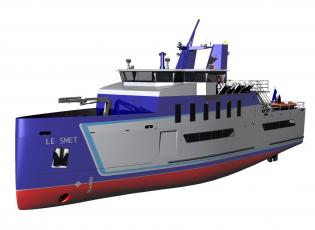 ENSTA Bretagne : architecture navale, conception sur ordinateur d'un navire mixte de passagers