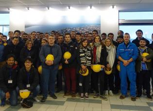 ENSTA Bretagne : les étudiants visitent l'entreprise Chantiers de l'Atlantique à St Nazaire