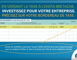 ENSTA Bretagne : Taxe d'apprentissage