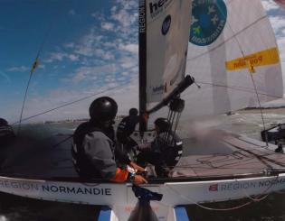 ENSTA Bretagne : Lola, sportive de haut niveau lors du Tour Voile 2019