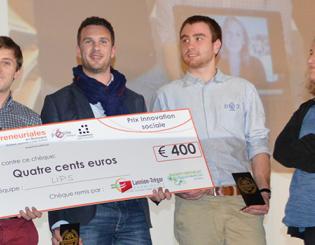 ENSTA Bretagne : Le projet LIPS obtient le prix de l'innovation sociale lors du concours les Entrepreneuriales de Bretagne 2015