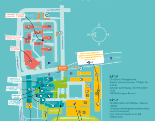 ENSTA Bretagne : Plan du campus
