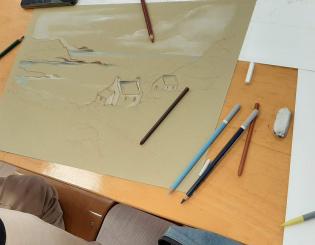 ENSTA Bretagne : Atelier d'ouverture culturelle dédié aux arts plastiques (dessin et scuplture)